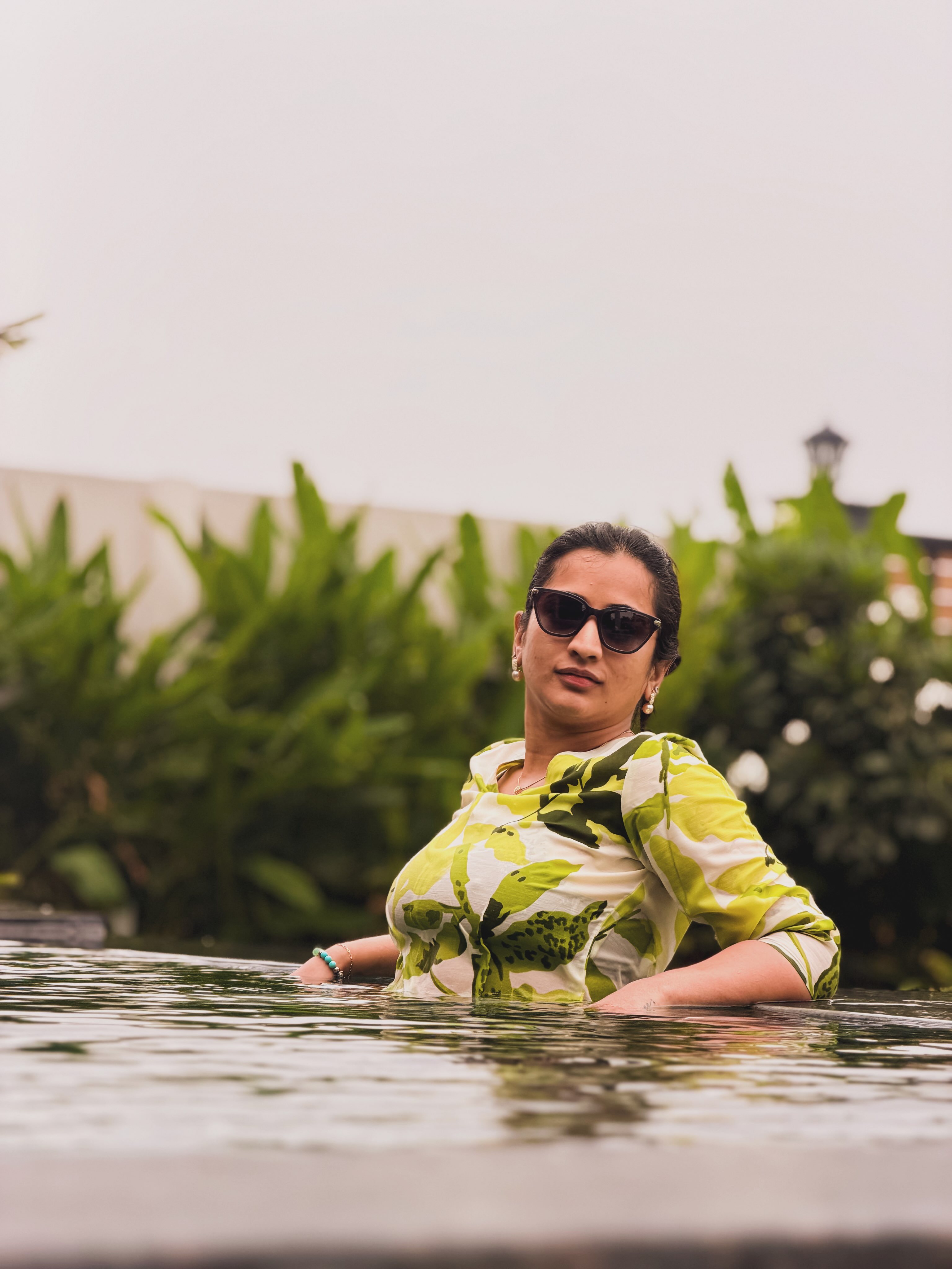 You Tuber viraajita Enjoying Vacation in Swimming Pool