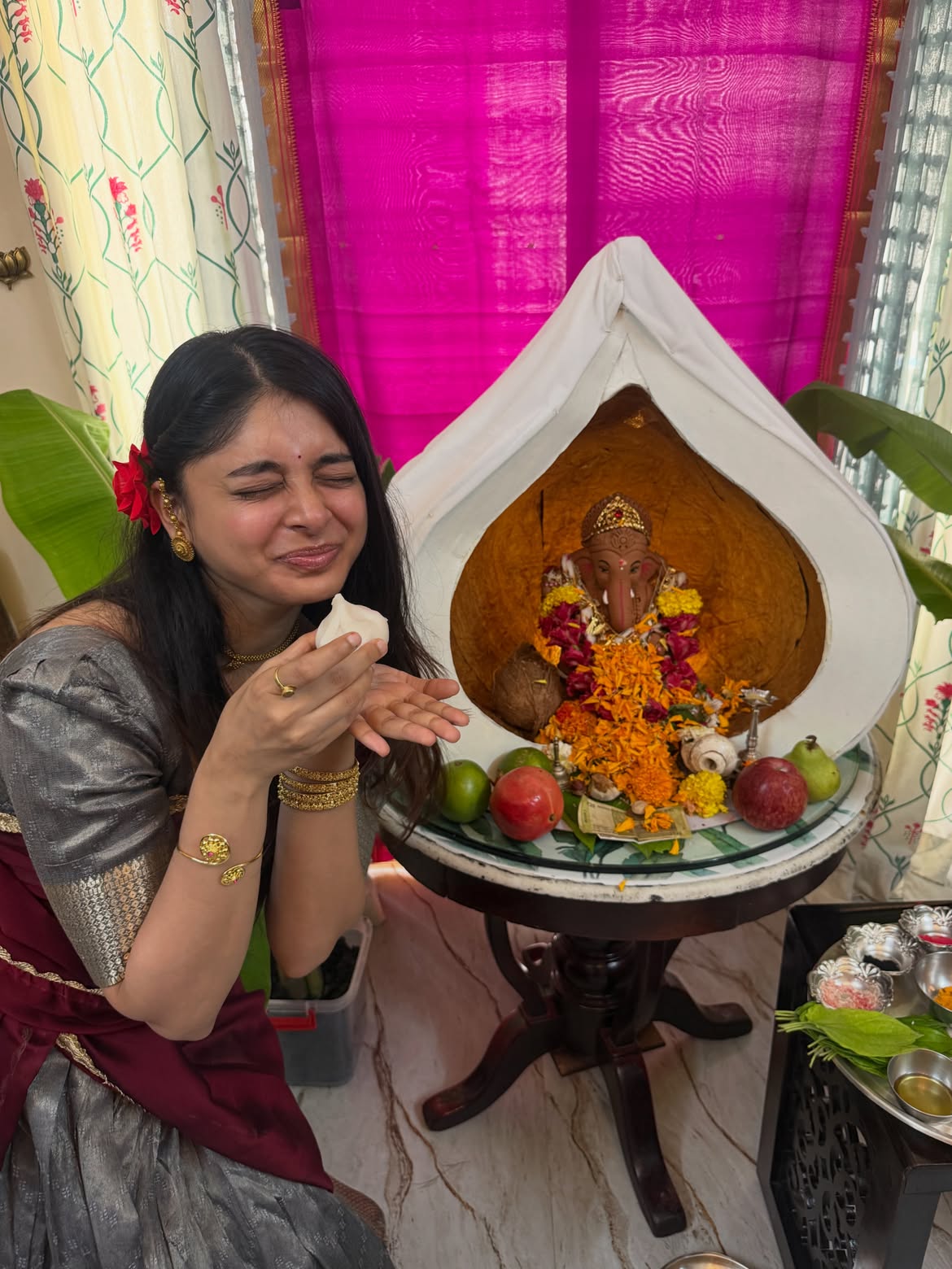 Yashashree Rao Vinayaka Chavithi Celebrations