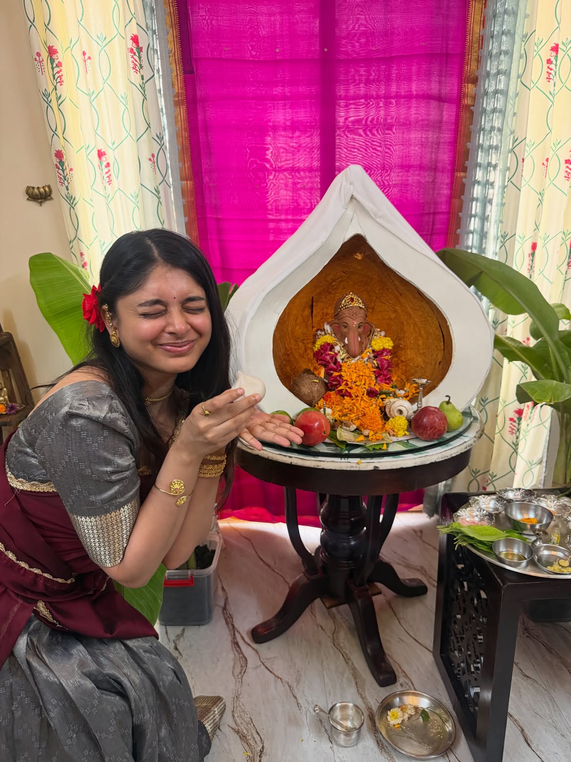 Yashashree Rao Vinayaka Chavithi Celebrations