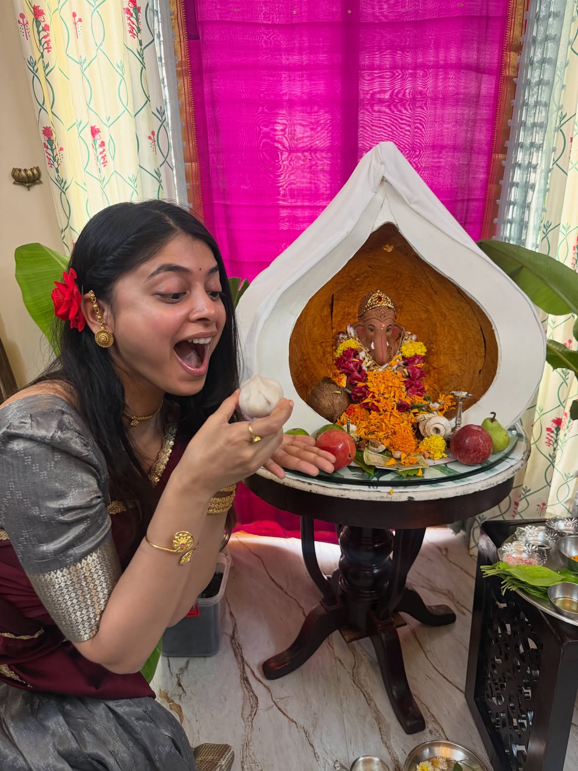 Yashashree Rao Vinayaka Chavithi Celebrations