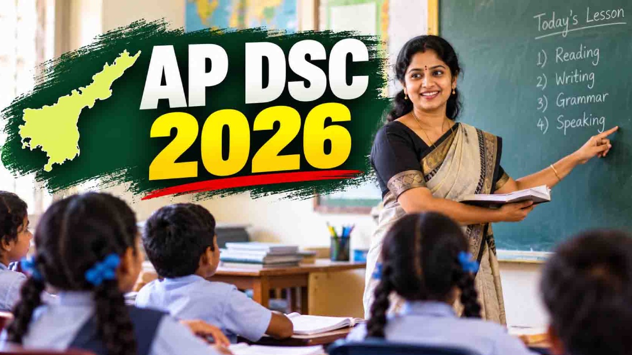 AP DSC Notification 2026 : ఏపీలోని నిరుద్యోగులకు భారీ శుభవార్త.. 2,721 టీచర్‌ పోస్టులతో ప్రాథమిక నోటిఫికేషన్‌.. జిల్లాల వారిగా పోస్టుల వివరాలు ఇవే..