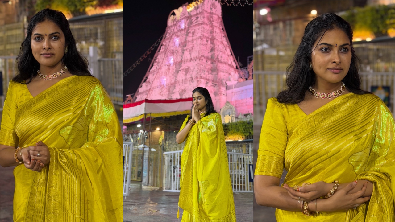 Divi : తిరుమ‌ల‌లో న‌టి దివి.. ఫోటోలు వైర‌ల్‌..