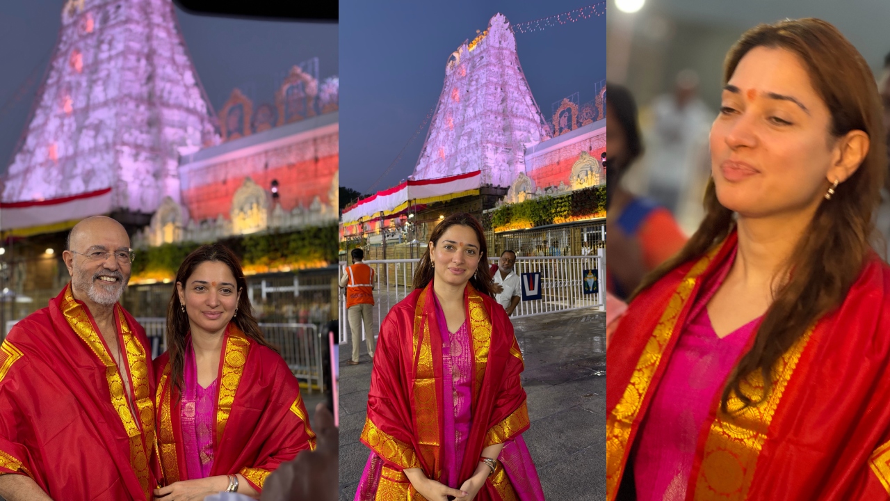 Tamannaah Bhatia : శ్రీవారి సేవ‌లో త‌మ‌న్నా.. ఫోటోలు వైర‌ల్..