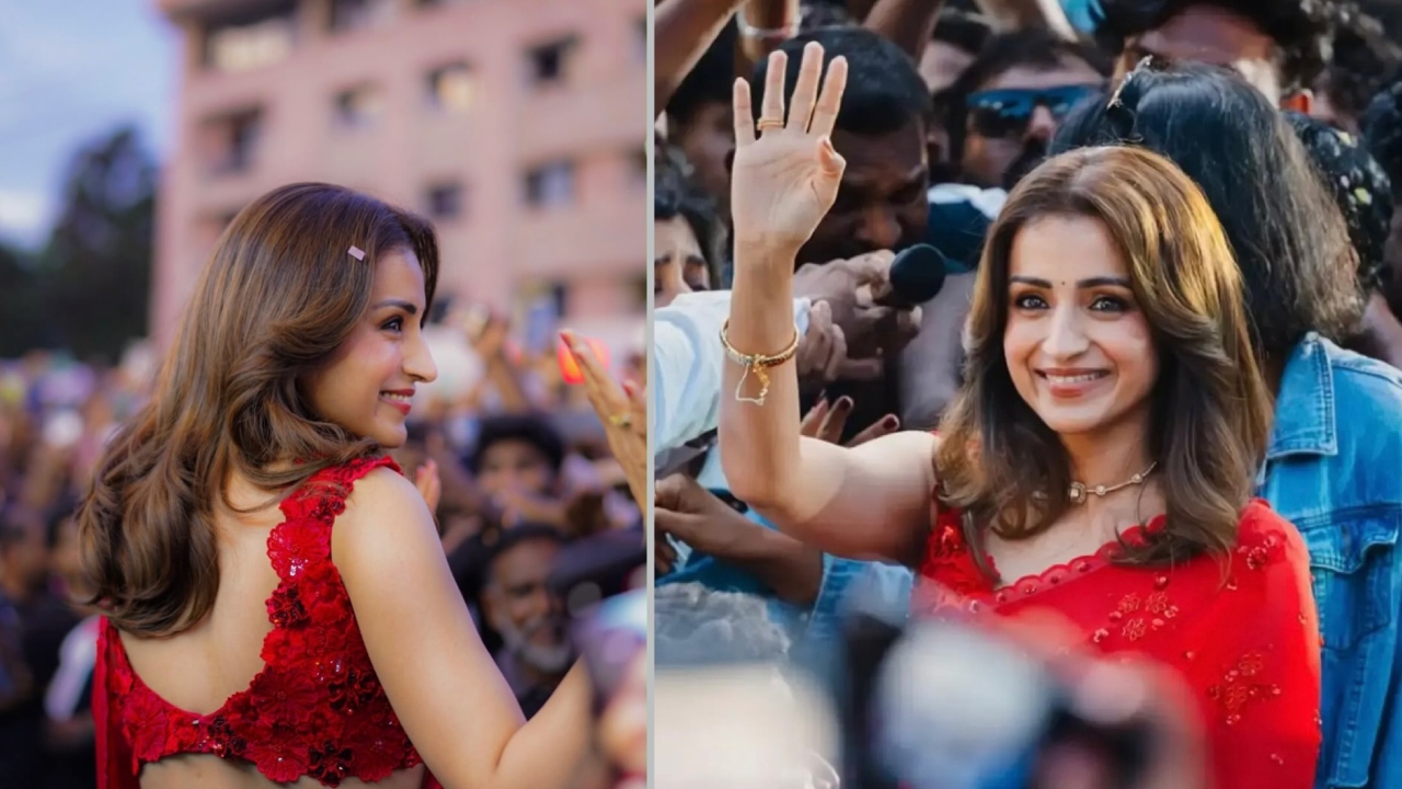 Trisha Krishnan : కోయంబ‌త్తూరులో సినీ న‌టి త్రిష‌.. ఫోటోలు వైర‌ల్‌..
