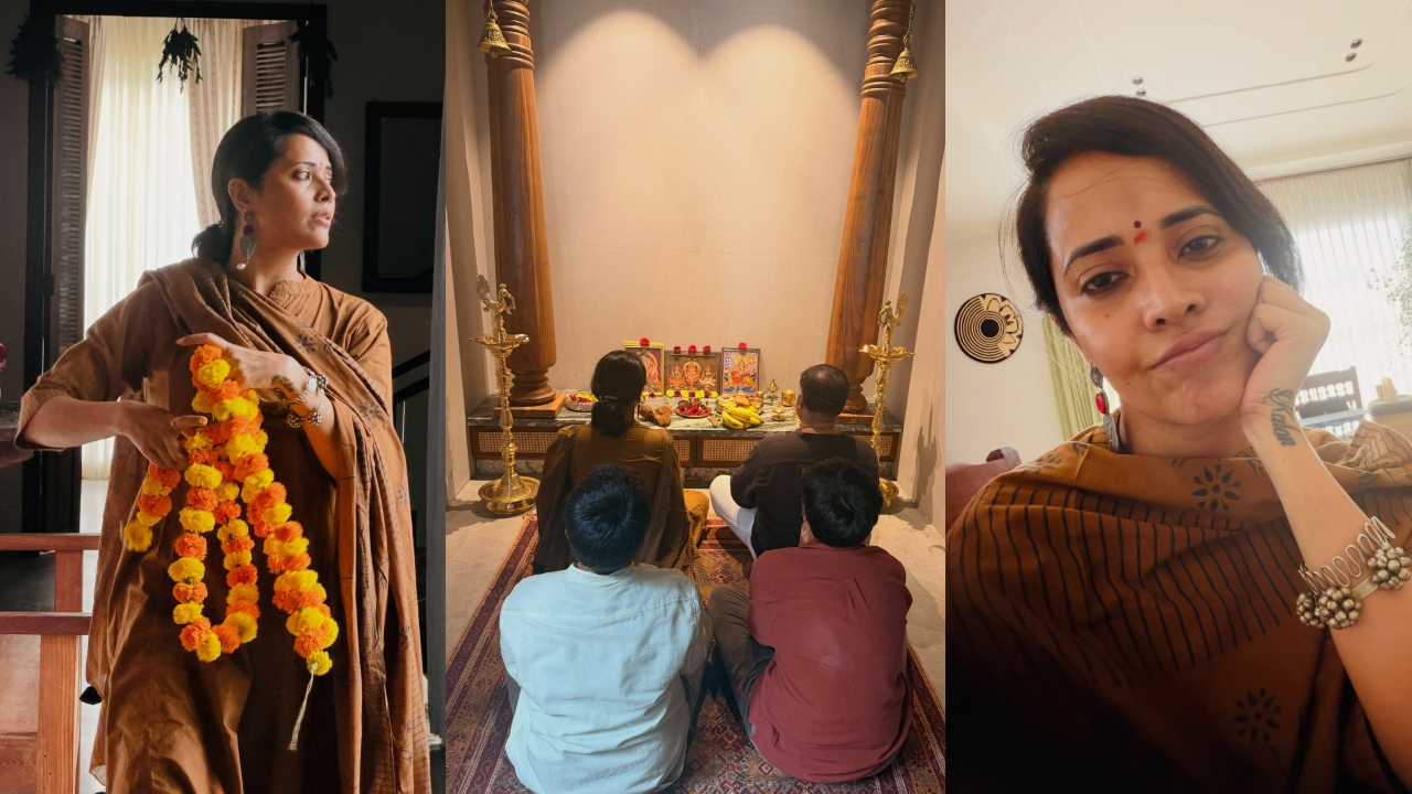 Anasuya Bharadwaj : యాంక‌ర్ అన‌సూయ‌.. ద‌స‌రా స్పెష‌ల్ ఫోటోలు.. వైర‌ల్‌..