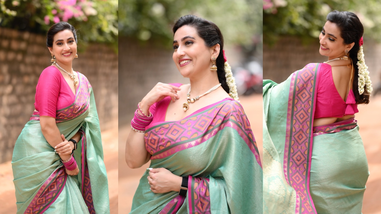 Anchor Manjusha : చీర‌క‌ట్టులో క్యూట్‌గా.. యాంక‌ర్ మంజూష ఫోటోలు వైర‌ల్‌..