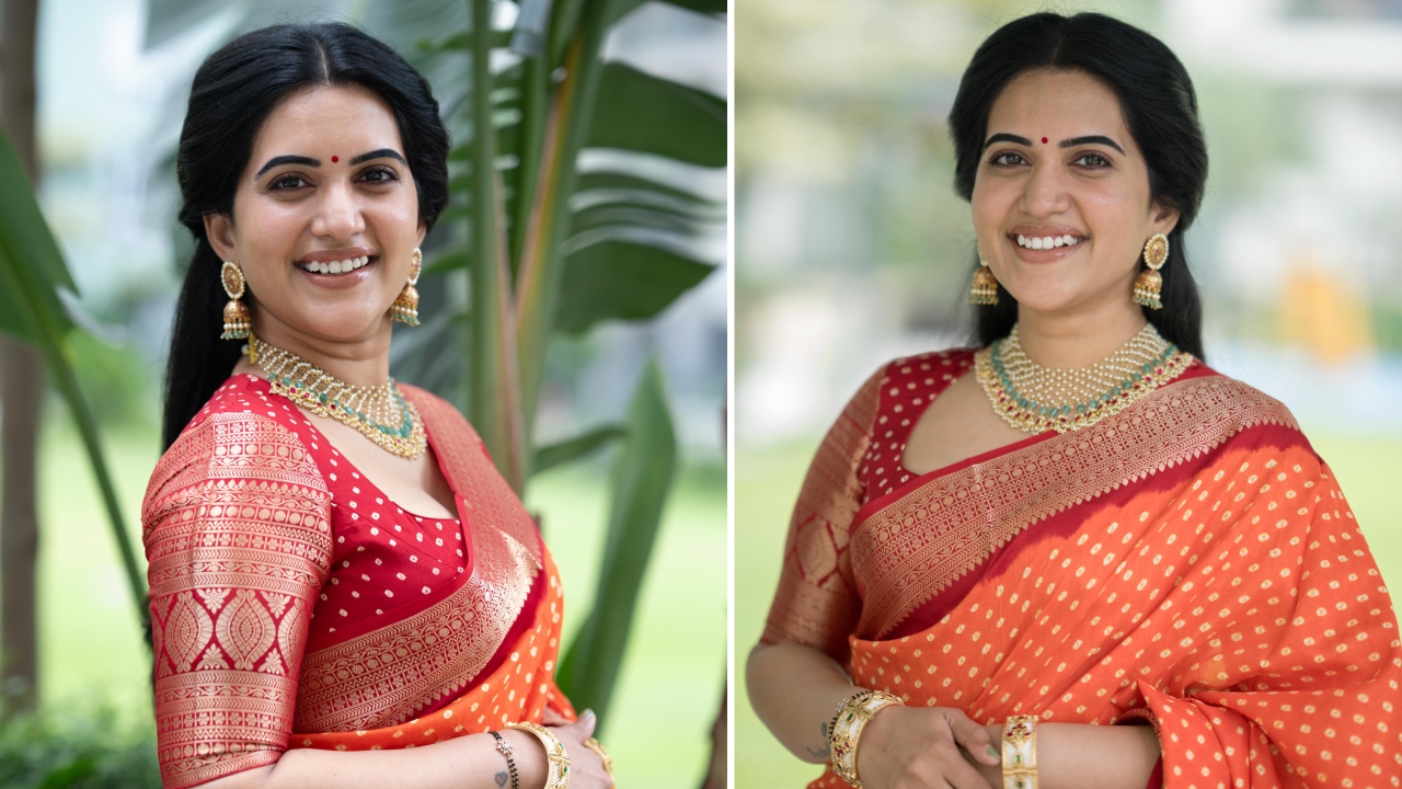 Sravanthi chokarapu : ఆరెంజ్ శారీలో అదిరిపోయే ఆభ‌ర‌ణాల‌తో.. యాంక‌ర్ స్ర‌వంతి ఫోటోలు..