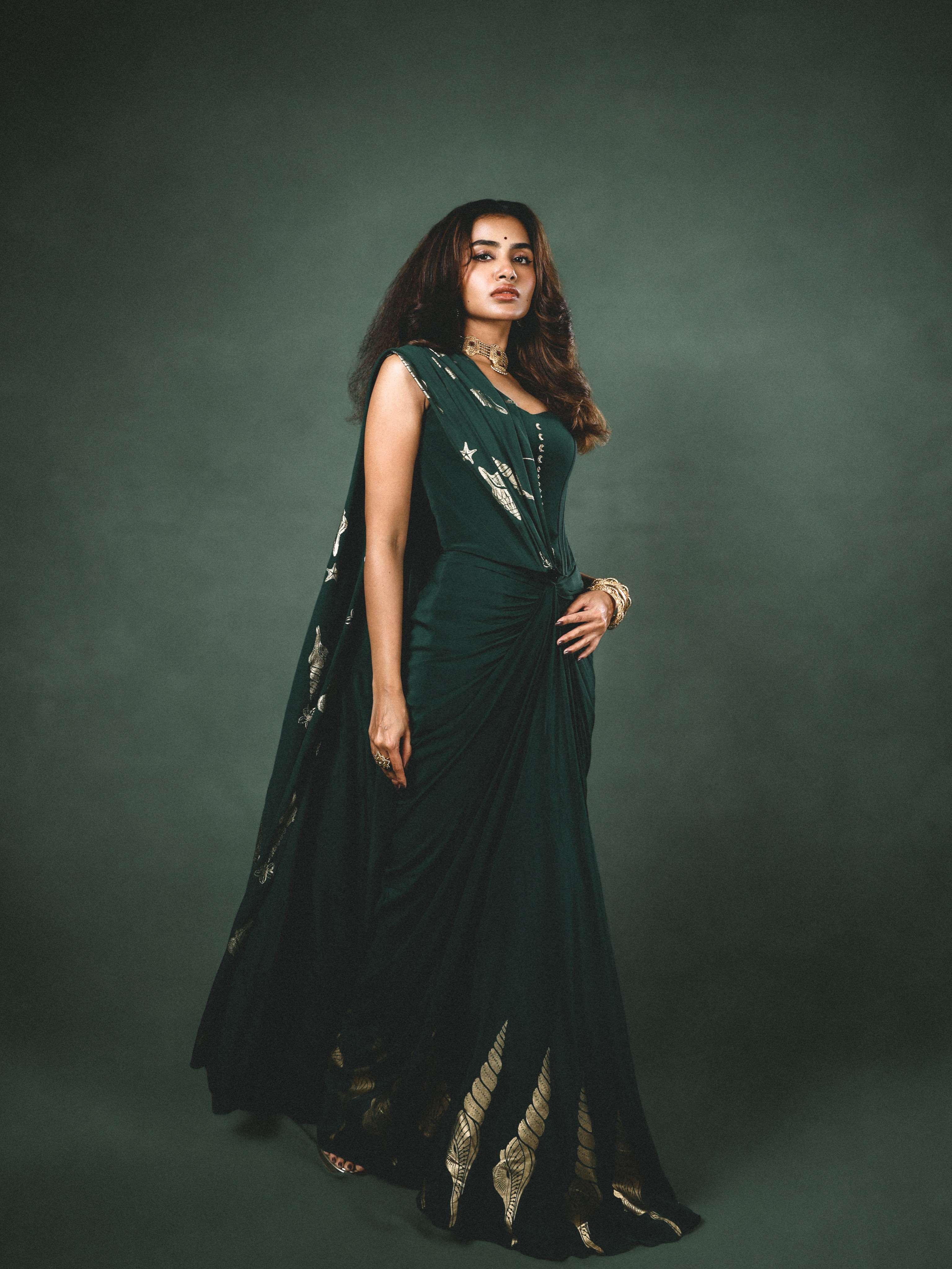 Anupama Parameswaran New Saree Poses