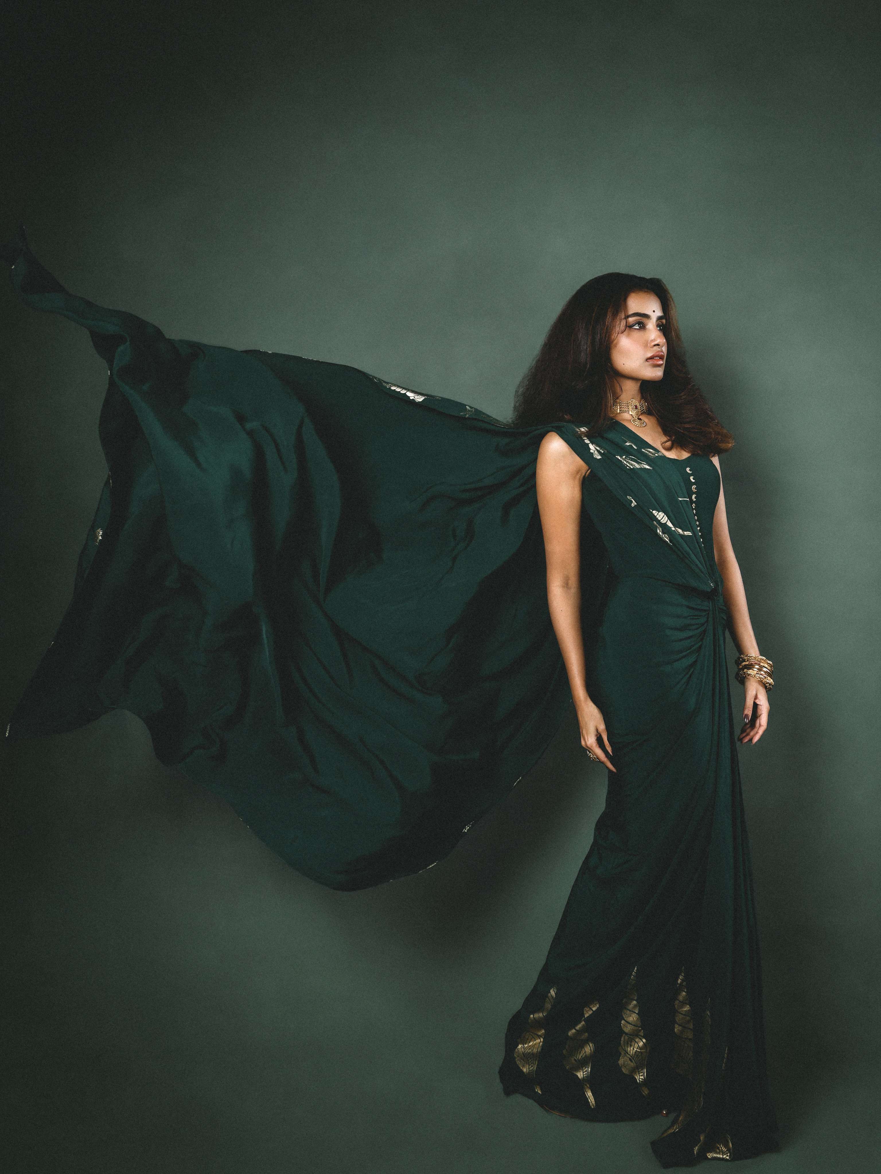 Anupama Parameswaran New Saree Poses