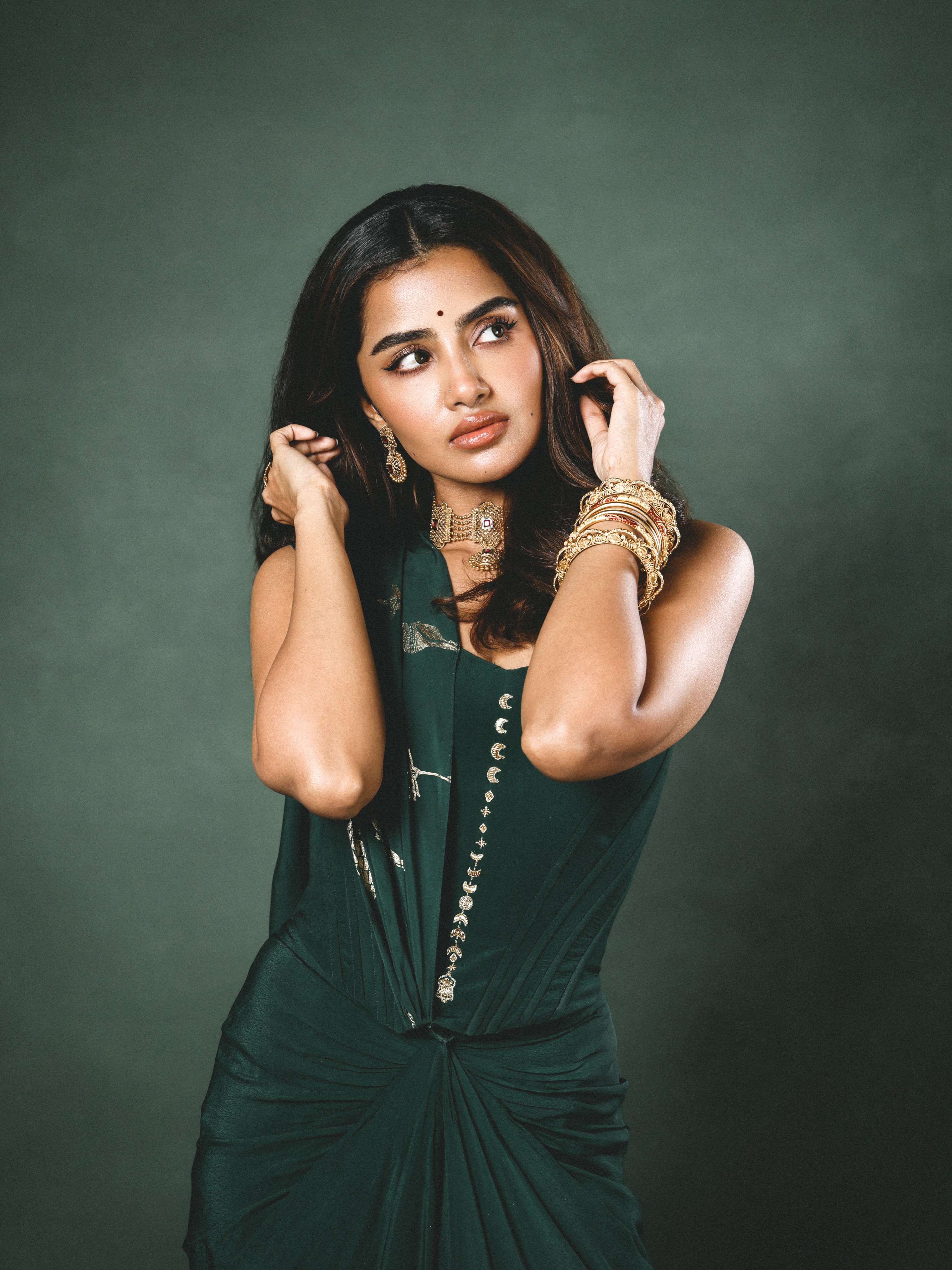 Anupama Parameswaran New Saree Poses