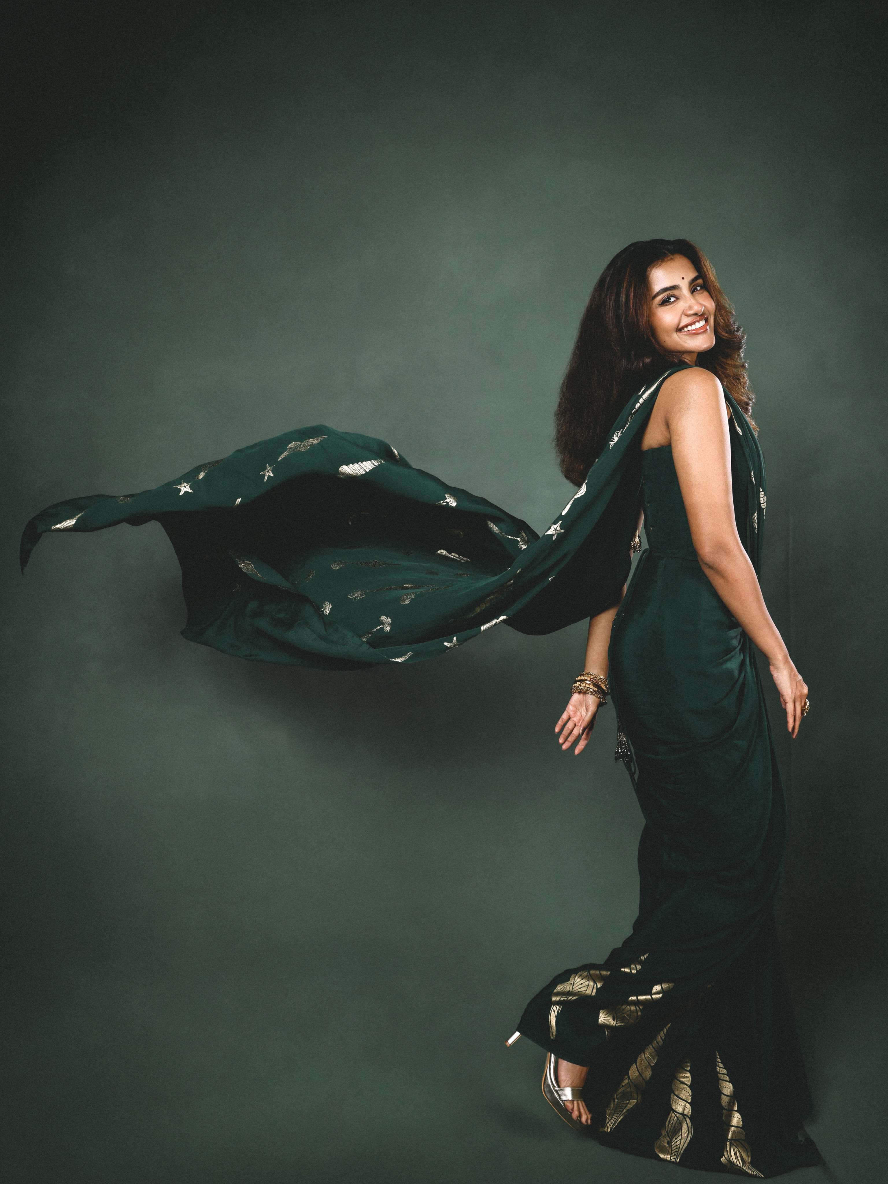 Anupama Parameswaran New Saree Poses
