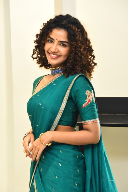 Anupama Parameswaran Stunning Looks in Half Saree