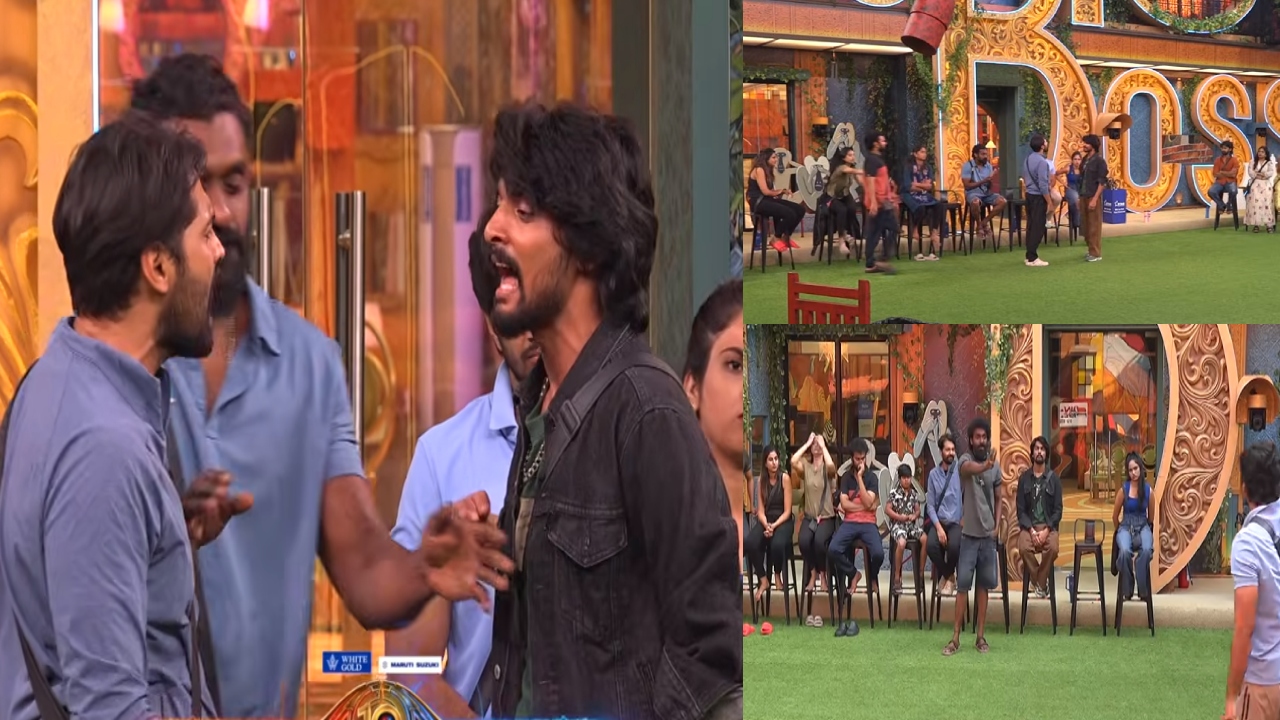 Bigg Boss Telugu 10 : నామినేష‌న్స్‌లో ర‌చ్చ‌ర‌చ్చ‌.. ముకేశ్, అమ‌న్‌ల మ‌ధ్య వాగ్వాదం.. మ‌ధ్య‌లో త్రిగుణ్.. నువ్వు రా అంటే రా అంటే.. ఏదీ అంటే..