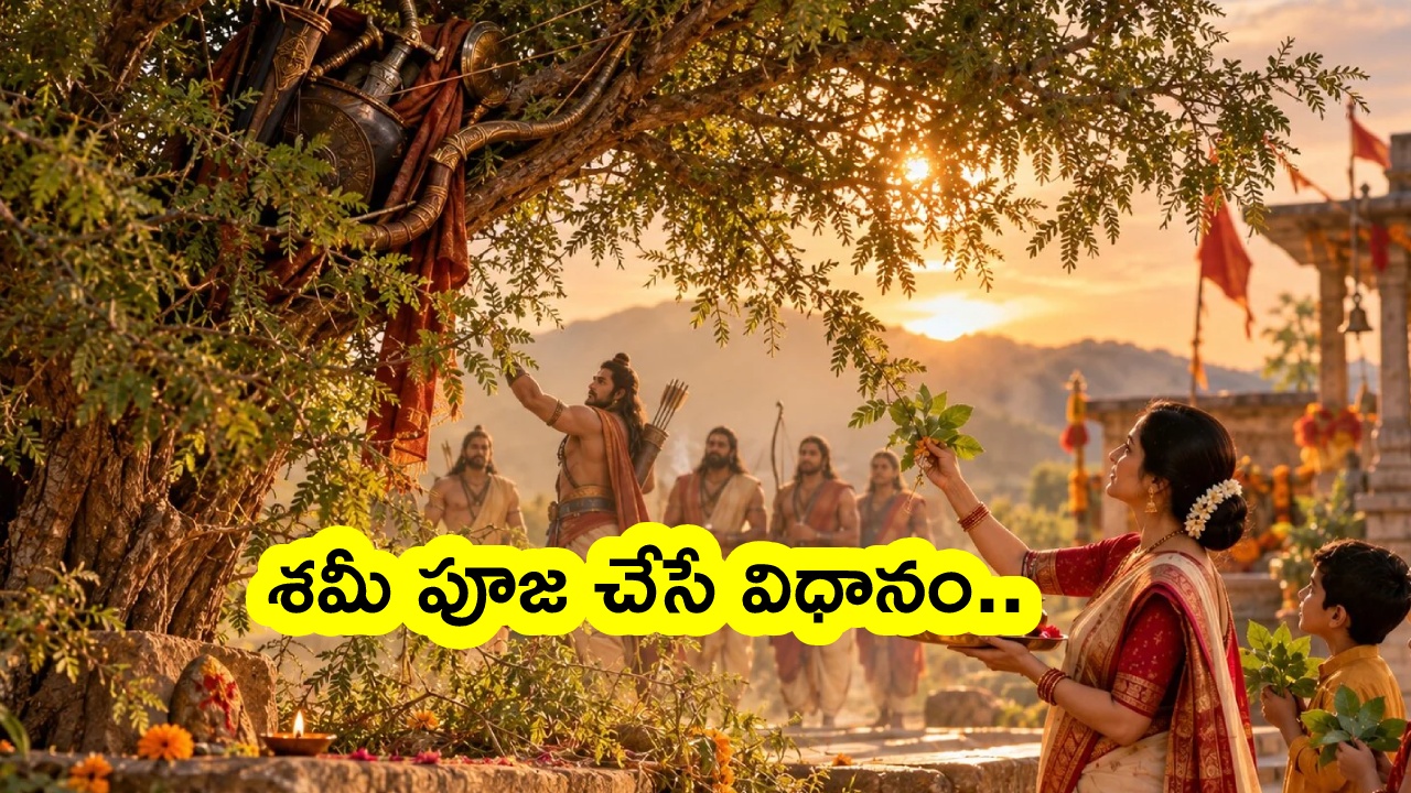 Dasara Festival 2026 : దసరా రోజు విజయ ముహూర్తం సమయంలో ఏం చేయాలి.. శమీ పూజ చేసే విధానం ఇదే..