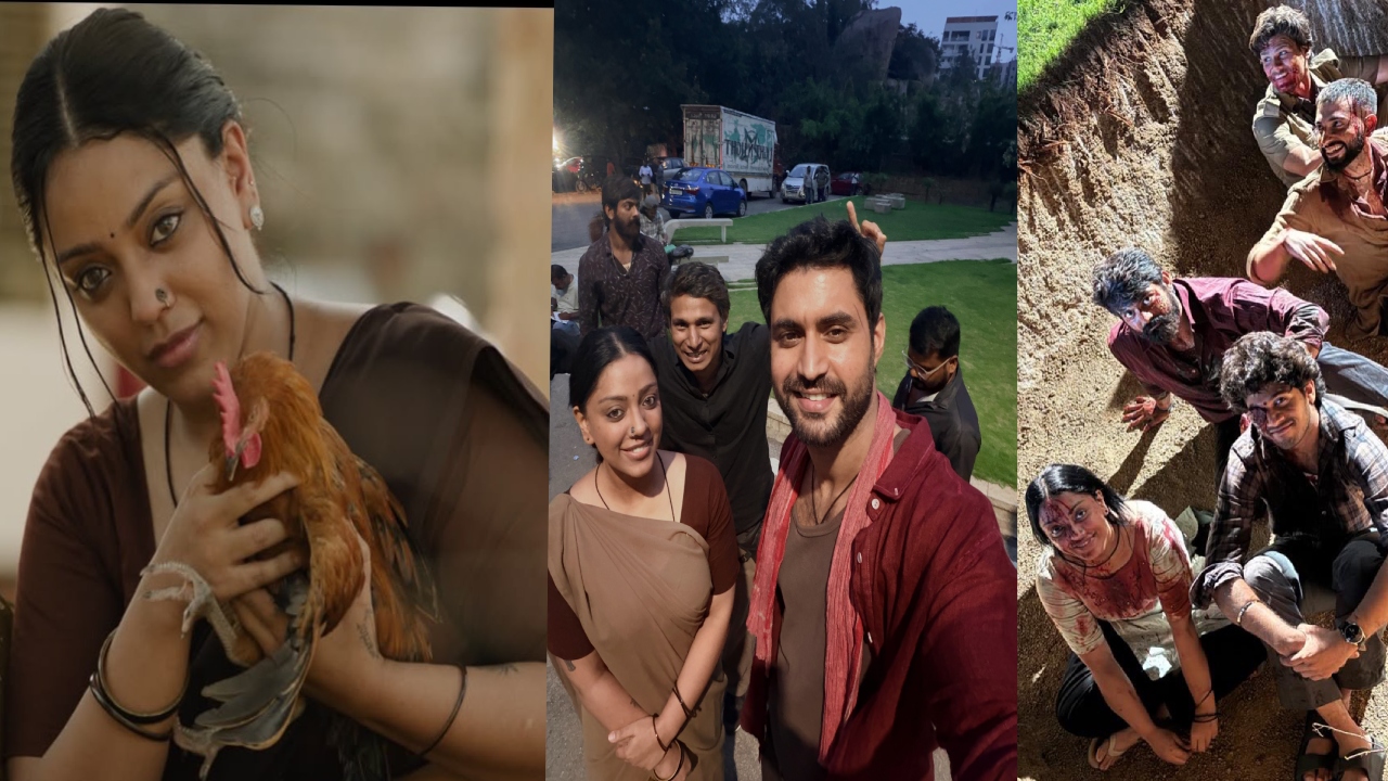 Deviyani Sharma : ఆద‌ర్శ కుటుంబం వ‌ర్కింగ్ స్టిల్స్‌ను షేర్ చేసిన దేవియాని శర్మ