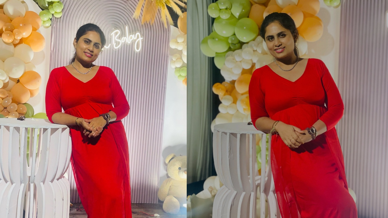 Tejaswini Vygha : రెడ్‌ డ్రెస్‌లో దిల్‌రాజు భార్య‌..  తేజ‌స్విని క్యూట్ ఫోటోలు..