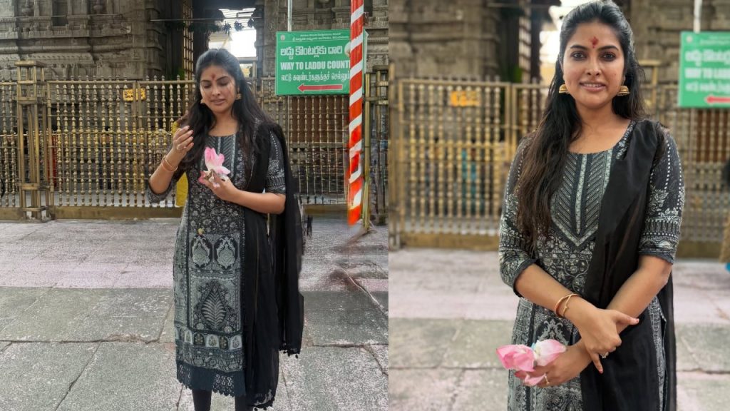 Divi : తిరుచానూరు పద్మావతి టెంపుల్ లో నటి దివి..