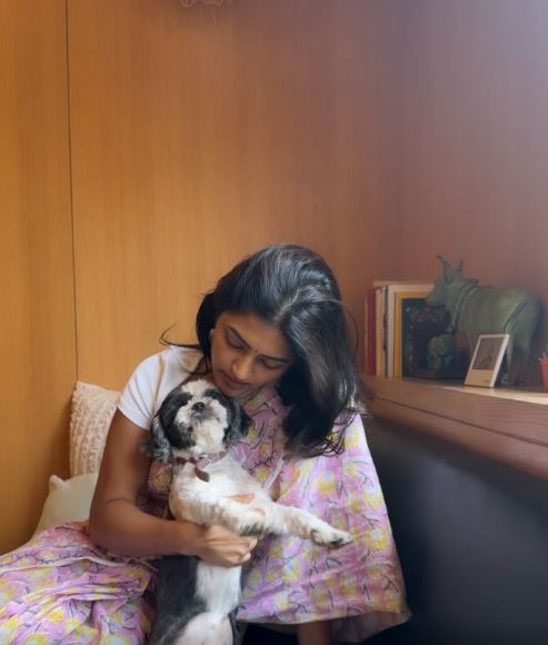 Eeshaa Rebba Shares Cute Photos with Pet Dog