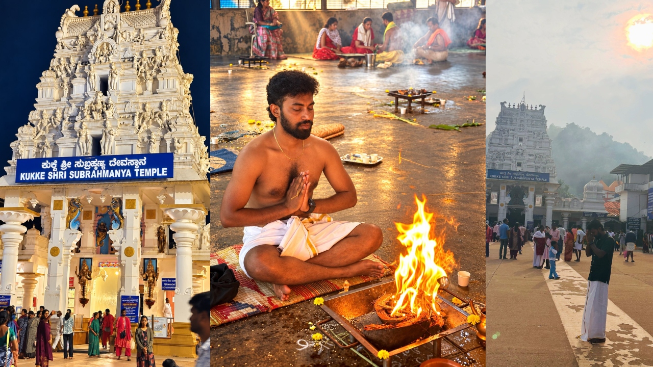 Express Hari : కుక్కే సుబ్రమణ్య దేవాలయంలో ఎక్స్‌ప్రెస్ హ‌రి.. ఫోటోలు వైర‌ల్..