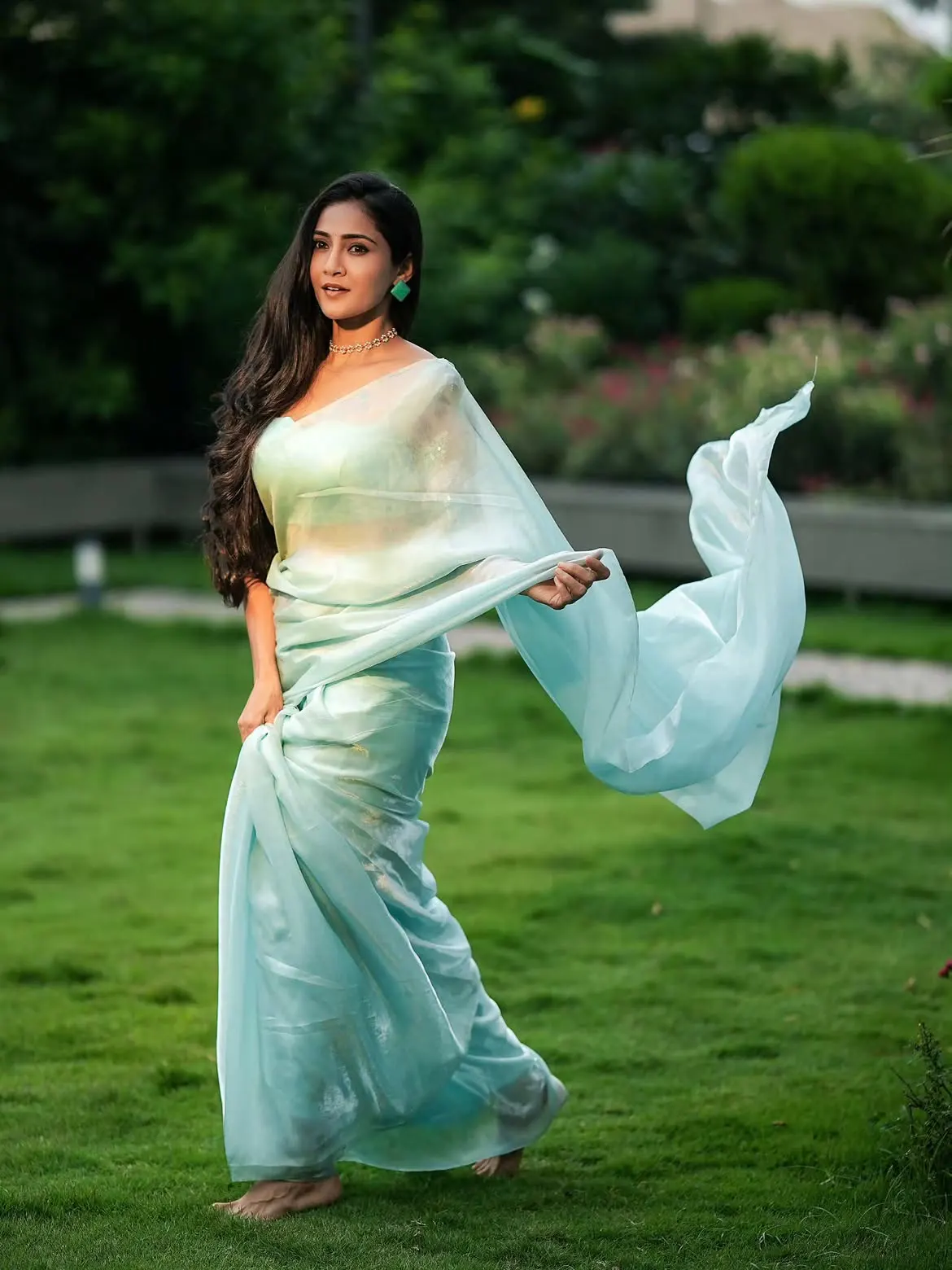 Gayathri Simhadri Stunning Looks in Saree