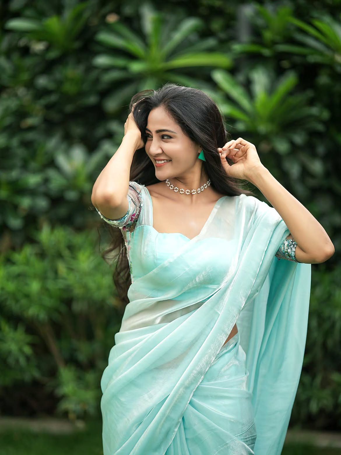 Gayathri Simhadri Stunning Looks in Saree