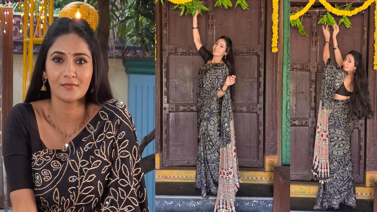 Gayathri Simhadri : చీర‌క‌ట్టులో ముద్దుగా.. కార్తీక దీపం న‌టి గాయ‌త్రి సింహాద్రి క్యూట్ ఫోటోలు..