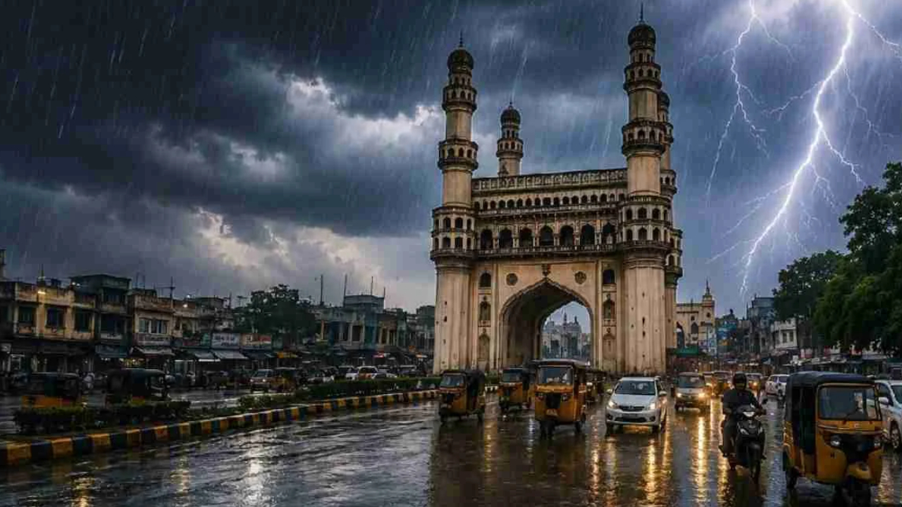 Telangana Rains: తెలంగాణలో తీవ్ర అల్పపీడనం ప్రభావం.. మరో 5 రోజులు భారీ వర్షాలు..  ఈ జిల్లాలకు IMD కీలక హెచ్చరికలు