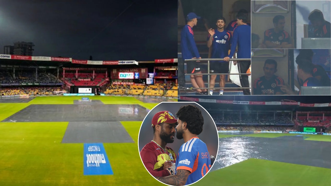 IND vs WI 5th T20 : బెంగళూరులో వర్షం.. సిరీస్ విజేతను తేల్చే మ్యాచ్‌కు వరుణుడి బ్రేక్‌.. రద్దయితే ట్రోఫీ ఎవరికి?