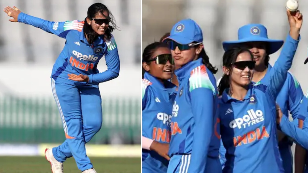 INDW vs ZIMW 3rd ODI : వైష్ణవి శర్మ స్పిన్ మ్యాజిక్.. 17 ఓవర్లలోనే భారత్ విజయం.. స్మృతి మంధానకు అదిరిపోయే ఆరంభం..