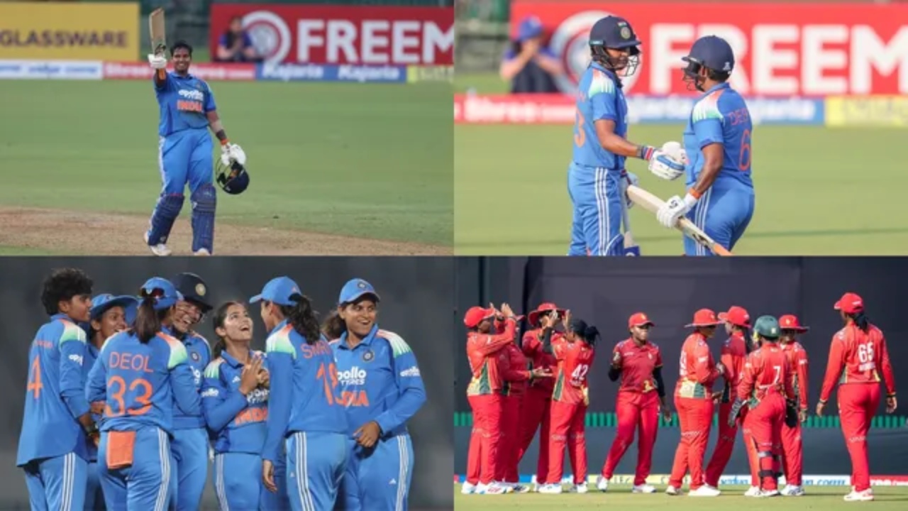 IND W vs ZIM W : హర్మన్‌ప్రీత్, దీప్తి శతకాల జోరు.. 121 పరుగులతో జింబాబ్వే చిత్తు.. భారత్‌కు సిరీస్!