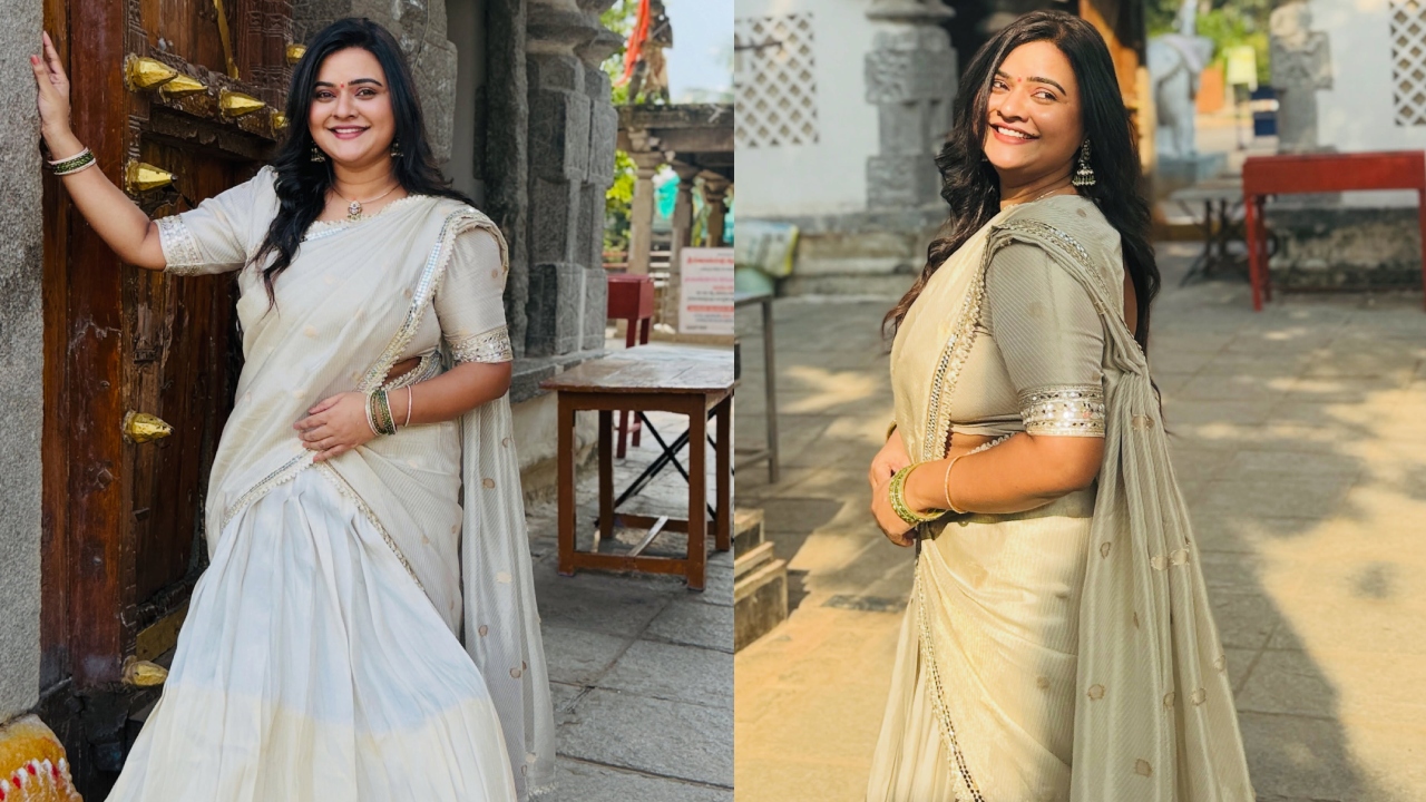 Jabardasth Rohini : హాఫ్ శారీలో జ‌బ‌ర్ద‌స్త్ రోహిణి.. ఫోటోలు వైర‌ల్..