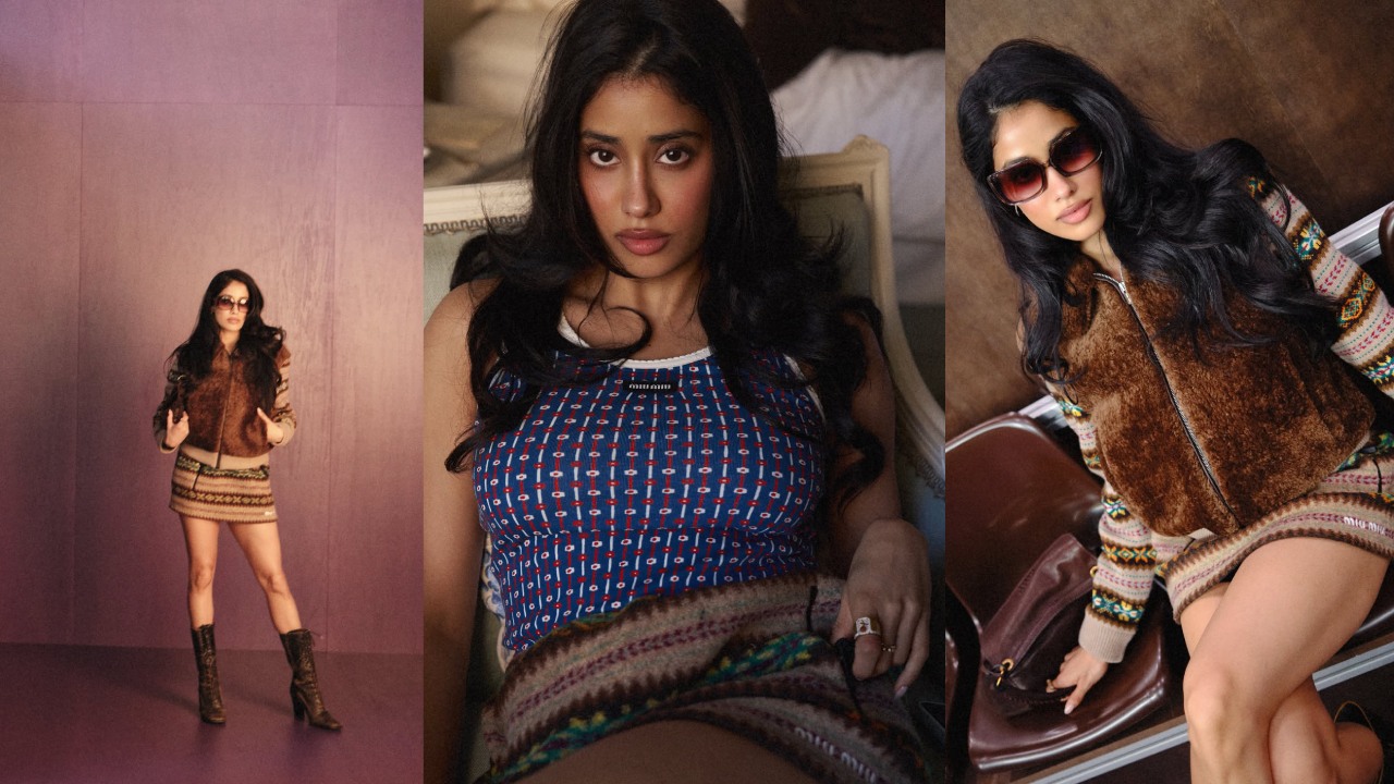 Janhvi Kapoor : షార్ట్ స్కర్ట్‌లో కళ్ళజోడు పెట్టి.. జాన్వీ కపూర్ స్టైలిష్ లుక్స్..