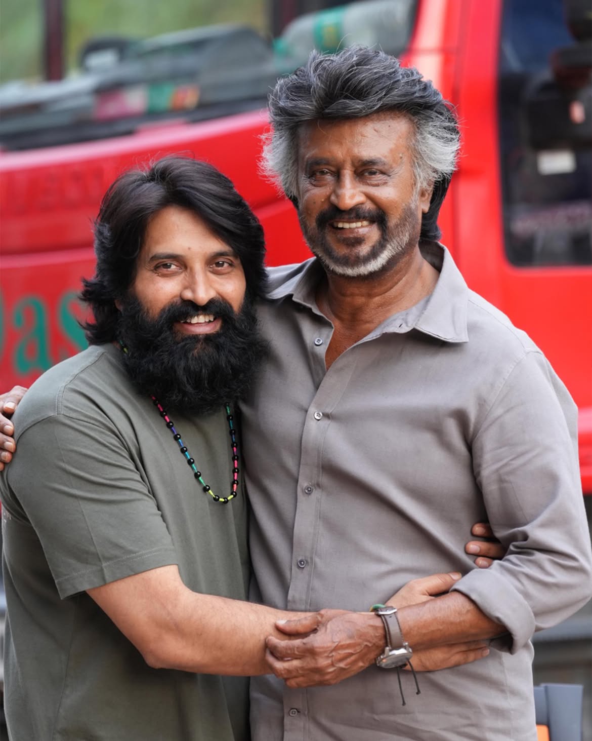 Jani Master Shares Photos with Rajinikanth