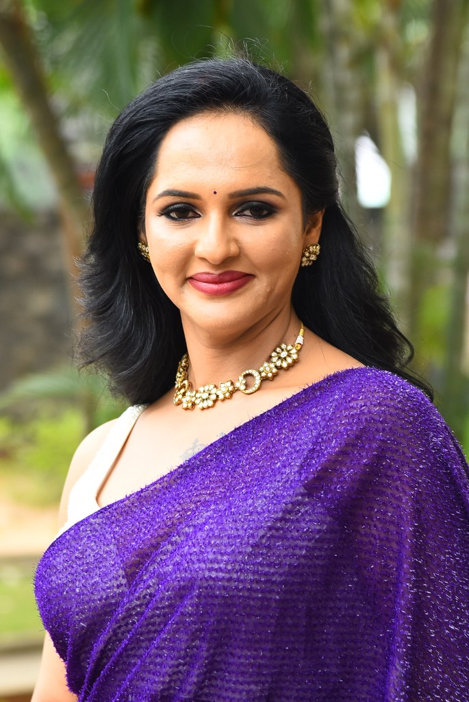 Jyoti Poorvaj Shines in Blue Saree at Killer Promotional Event