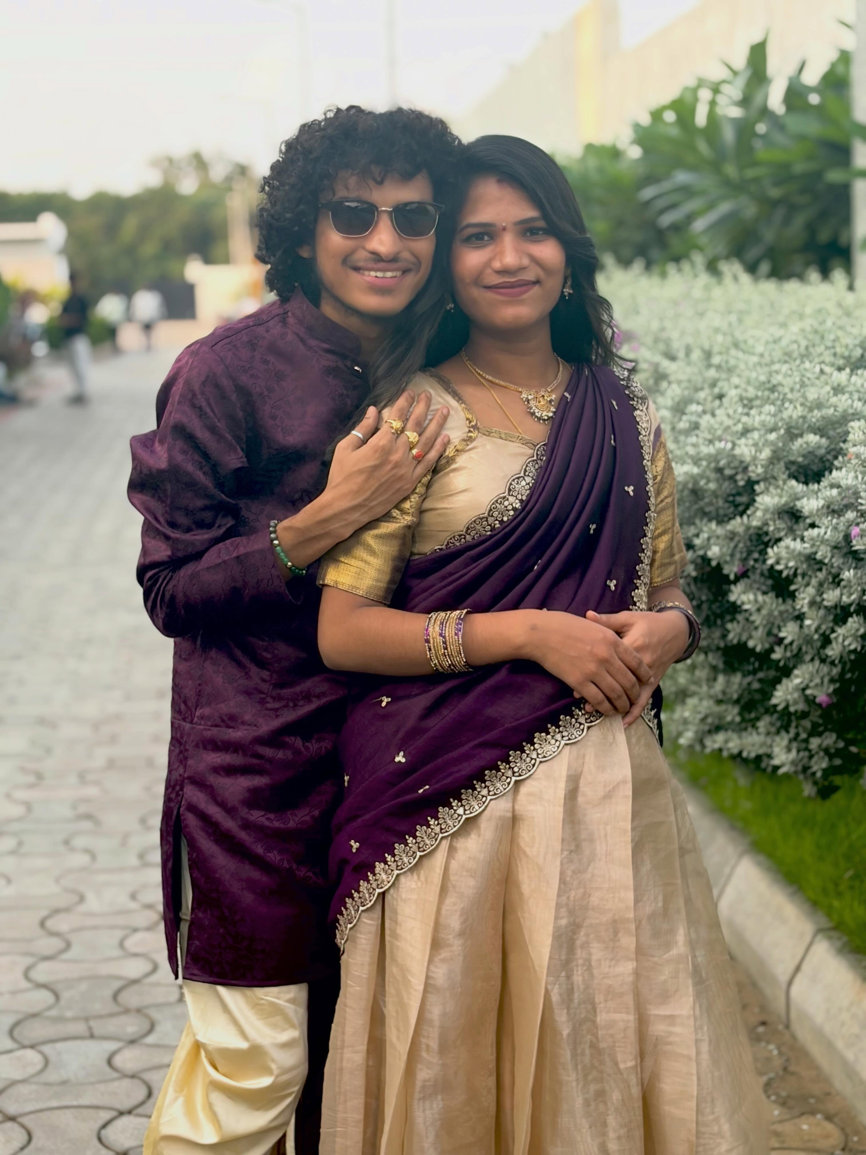 Jabardasth Praveen Shares Cute Photos with Wife Kadem Vamshitha