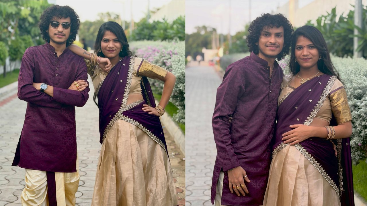 Jabardasth Praveen Shares Cute Photos with Wife Kadem Vamshitha