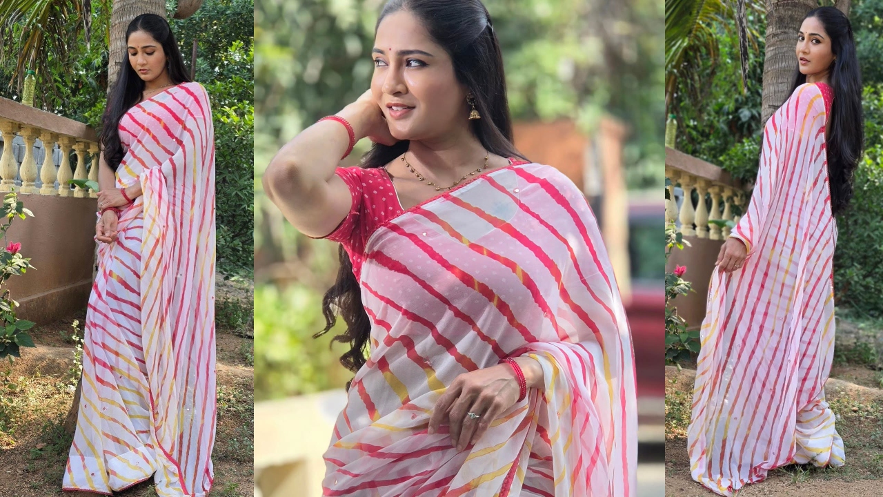 Gayathri Simhadri : చీర‌క‌ట్టులో ముద్దుగా కార్తీక దీపం న‌టి.. గాయ‌త్రి సింహాద్రి ఫోటోలు వైర‌ల్‌..