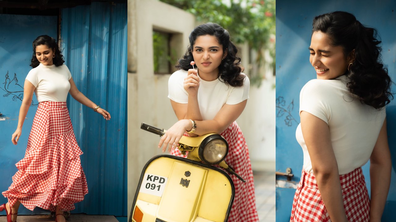 Kayadu Lohar Cute Retro Looks