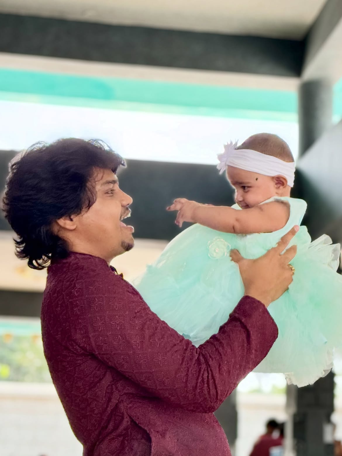 Jabardasth Kevvu Kartheek Family Visits Temple