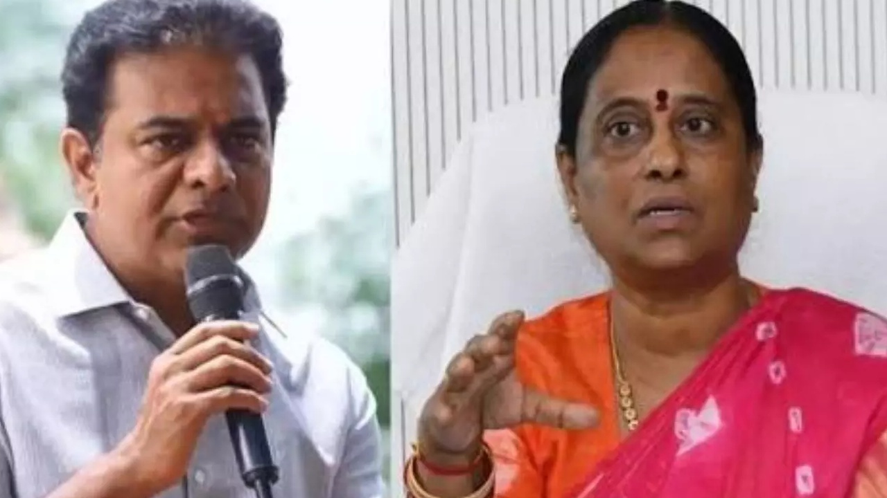 Konda Surekha : మాజీ మంత్రి కొండా సురేఖ సంచలన ట్వీట్.. కేటీఆర్‌కు క్షమాపణ..