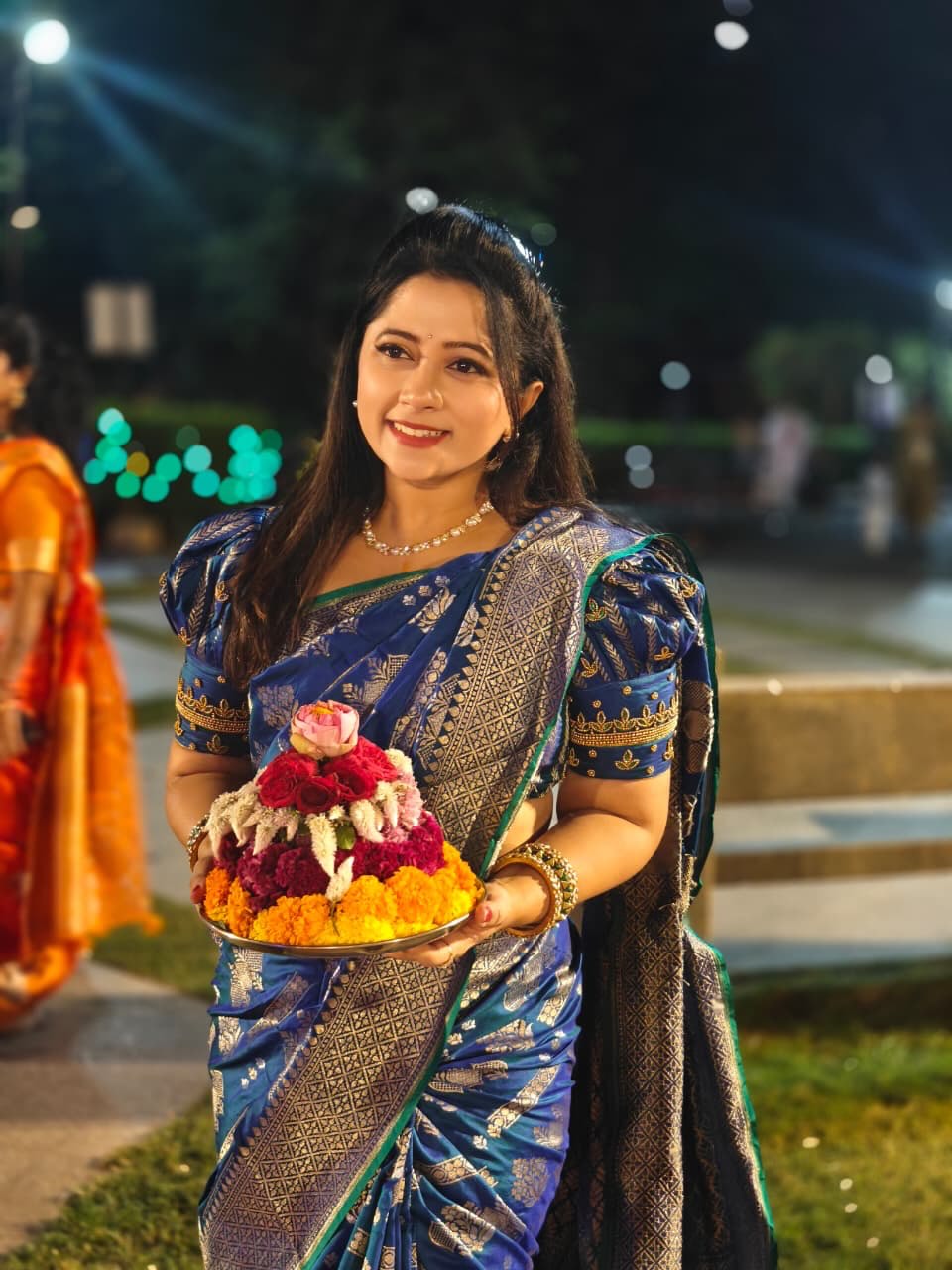 Serial Actress Lahari Bathukamma Celebrations