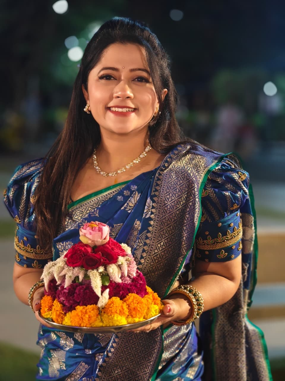Serial Actress Lahari Bathukamma Celebrations