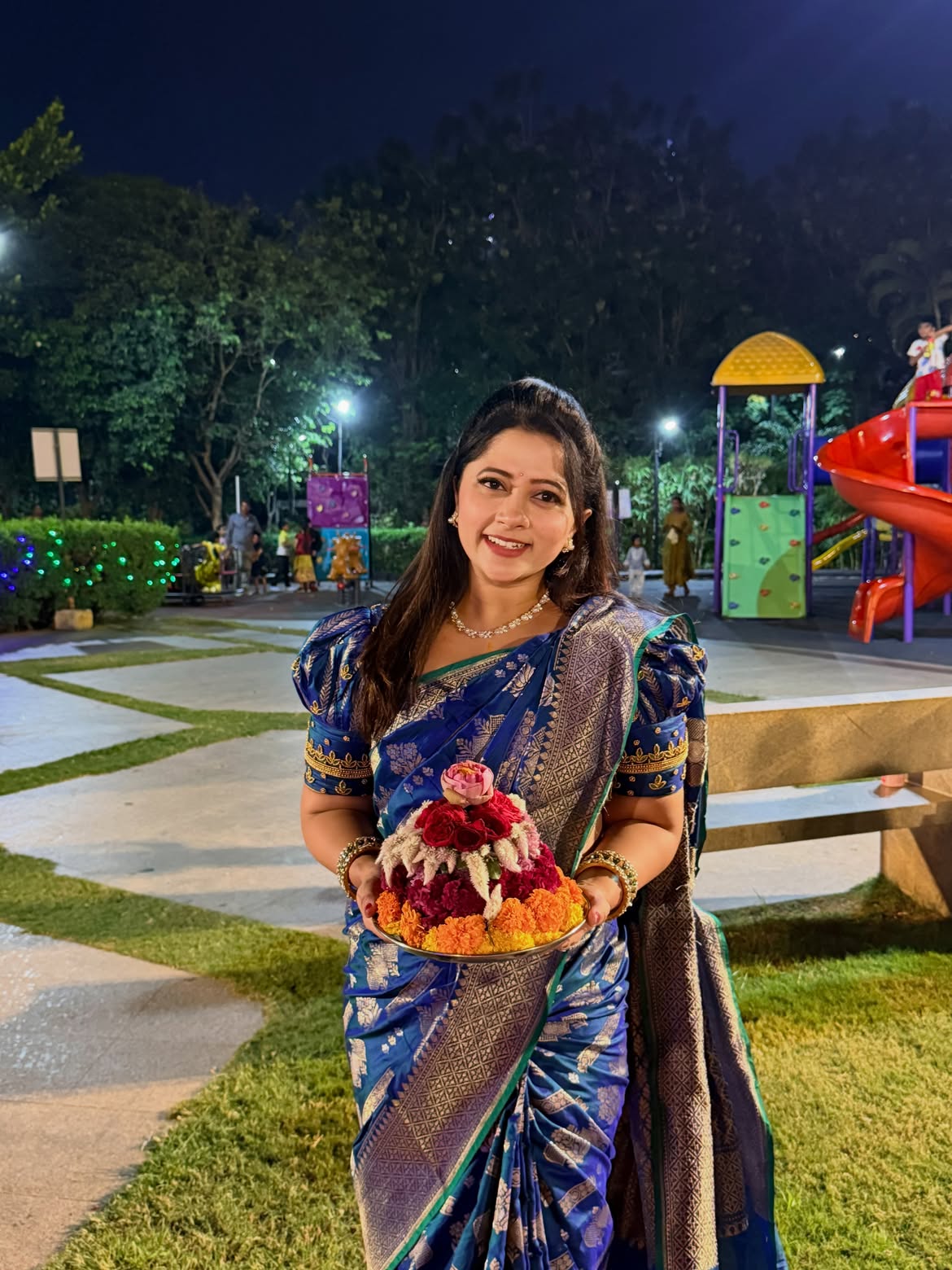 Serial Actress Lahari Bathukamma Celebrations