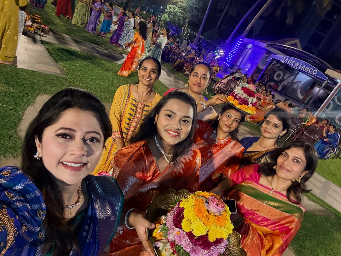 Serial Actress Lahari Bathukamma Celebrations