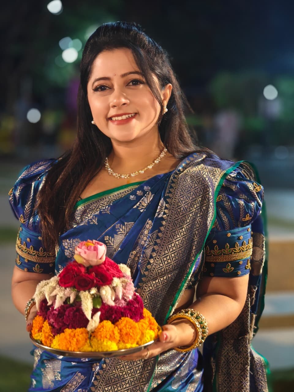 Serial Actress Lahari Bathukamma Celebrations