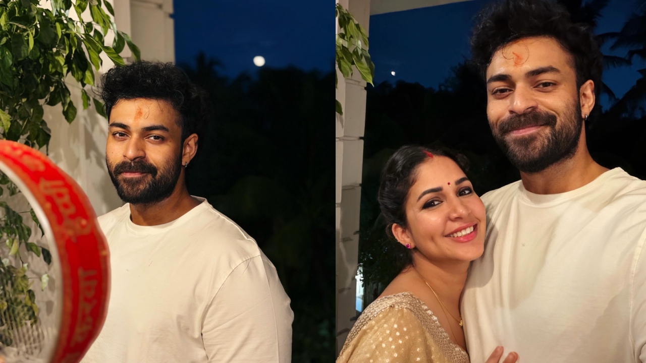 Lavanya Tripathi : భర్తతో లావ‌ణ్య త్రిపాఠి కర్వా చౌత్ వేడుకలు.. ఫొటోలు..