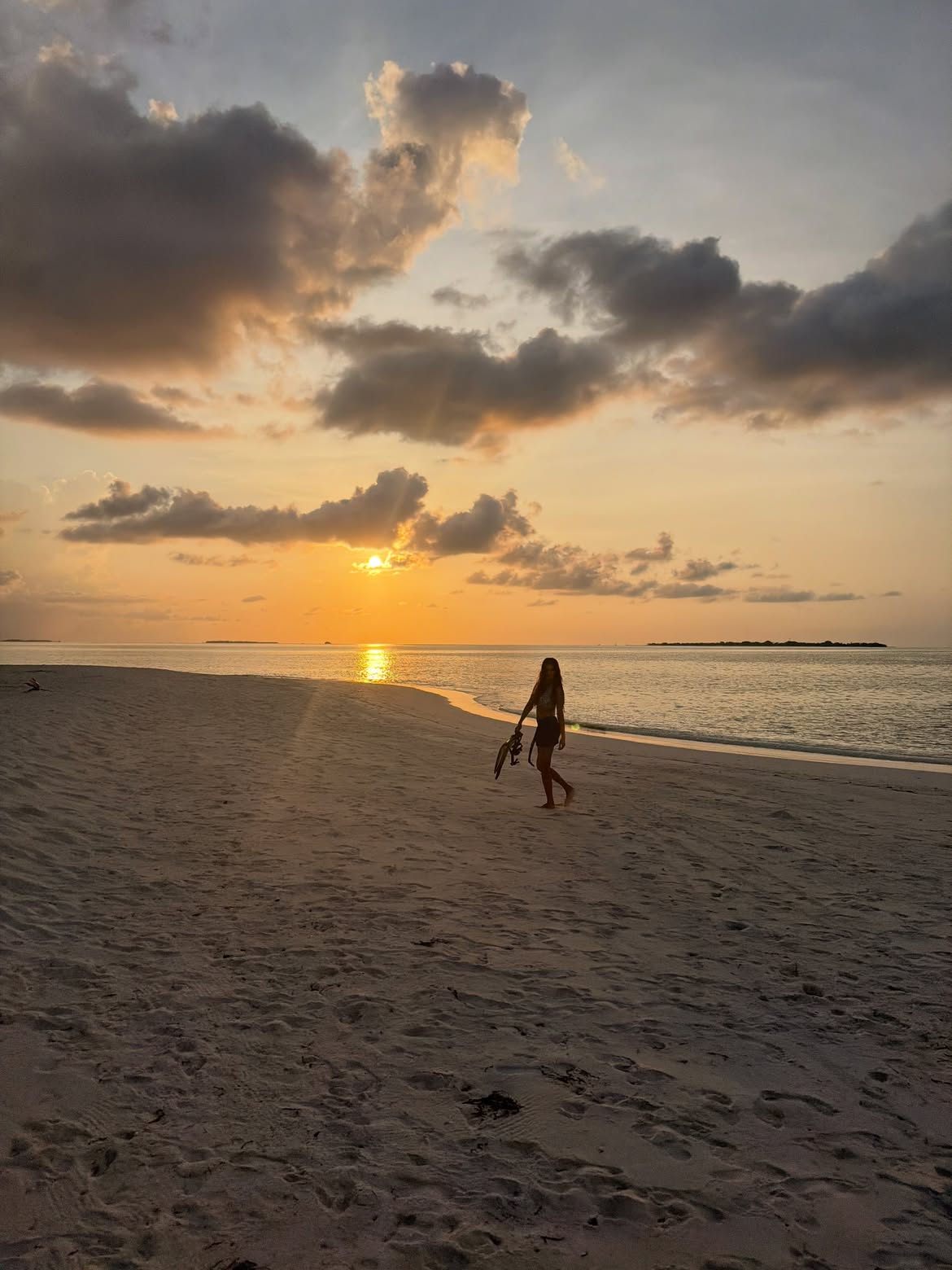 Malavika Mohanan Enjoying Vacation in Beach