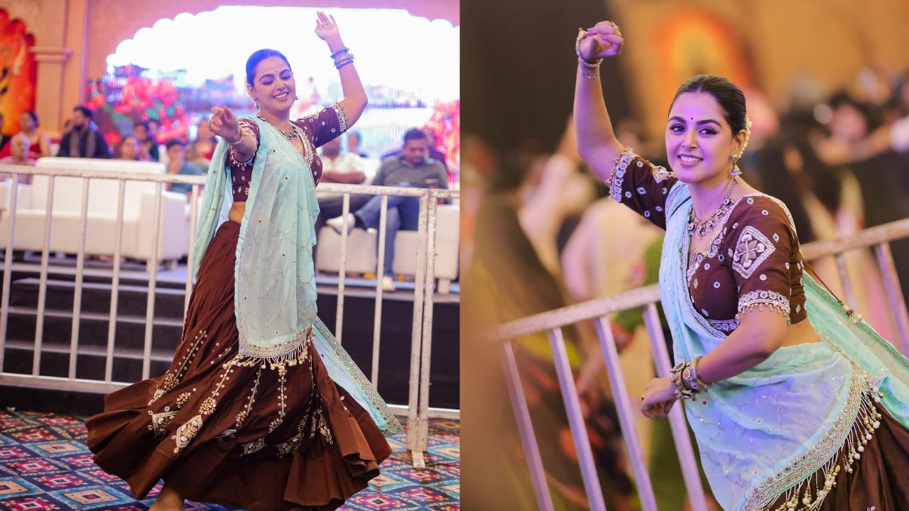 Monal Gajjar :  దేవీ నవరాత్రుల స్పెషల్.. గార్బా వేడుకల్లో మోనాల్ గజ్జర్..