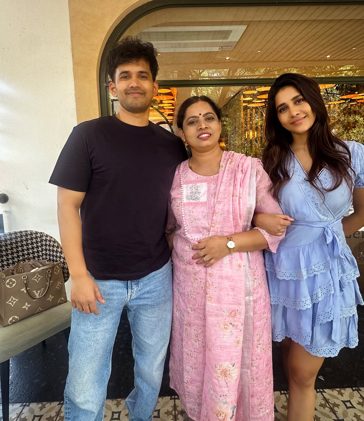 Nabha Natesh Celebrates her Mother Birthday