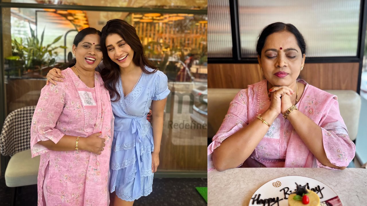 Nabha Natesh : తల్లి బర్త్ డేని సెలబ్రేట్ చేసిన హీరోయిన్ నభా నటేష్.. ఫోటోలు వైరల్..